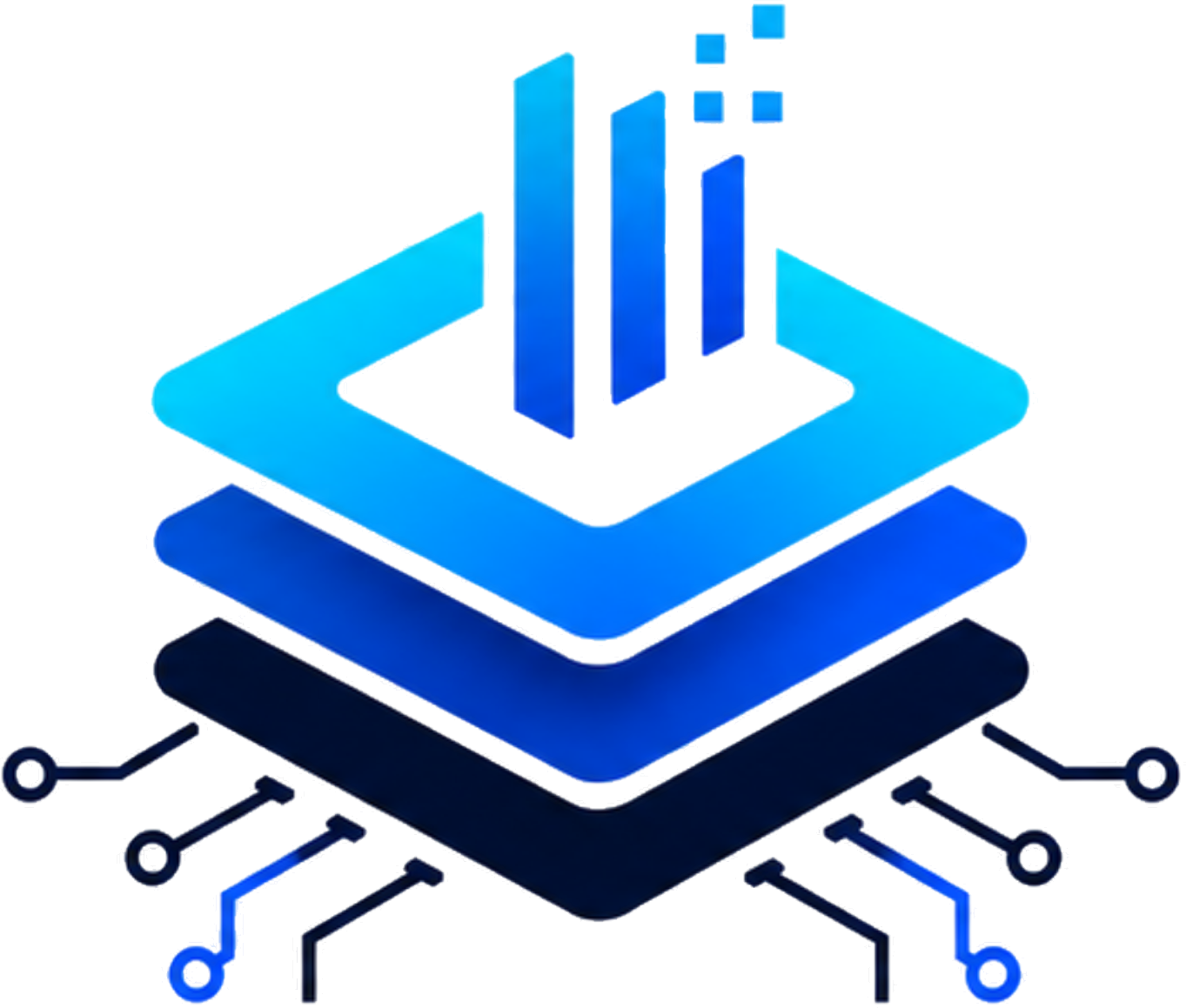 DCS Technology Solutions layered systems logo